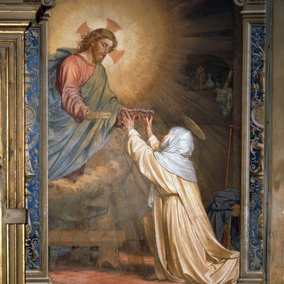 Santa Catalina de Siena y la corona de espinas